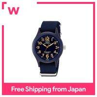 [Citizen Q &amp; Q] นาฬิกาอะนาล็อก Solar Waterproof Nylon Belt H062-001 Men S Navy