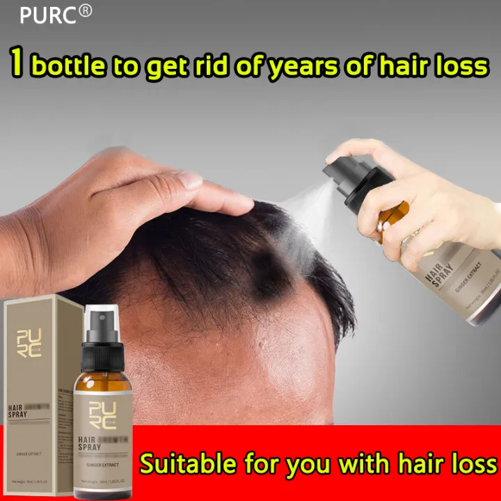 PURC Hair Growth Spray 30ML Fast Powerful Hair Grower Hair Care 100% Pure  Natural Treatment