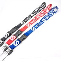 JDM Racing Style Work ID Card Mobile Cell Phone Holder Neck Lanyard Strap Car Key Ring Colorful With Quick Release SPARCO