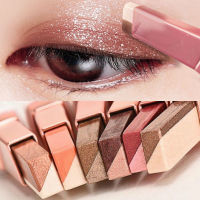 2 In 1 Double Color Lazy Eyeshadow Stick Stereo Gradient Shimmer Waterproof Lasting Shimmer อายแชโดว์แต่งหน้า