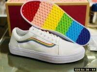 [ พร้อมส่ง ] รองเท้าแวนส์ Old Skool Yacht Club Rainbow Size.36-44 ยืดเกาะได้ดี รองเท้าสเก็ตบอร์ด รองเท้าแฟชั่น รองเท้าลำลอง สินค้ามีเก็บปลายทาง [AR01]