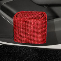 Glitter Car Trash Rubbish Dustbin Can Garbage Dust Box Bling Storage Case Car Trash Bin Auto Accessories