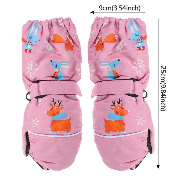 cartoon-children-ski-gloves-thick-winter-warm-non-slip-mittens-waterproof-outdoor-sports-gloves-long-sleeved-mittens-2-6-years