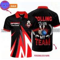 Bowling Love Sport Polo Shirt For Men&amp;women PL1058 (private chat free custom name&amp;logo)