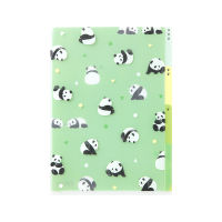 MIDORI 3 Pockets Clear Folder  Panda / แฟ้ม 3 ช่อง ขนาด A5 ลายน้องแพนด้า แบรนด์ MIDORI จากประเทศญี่ปุ่น (D35358006)