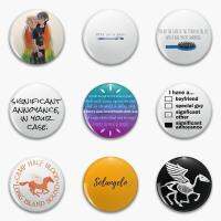 【CC】 Solangelo Riptide Jackson And The Olympians Di Soft Pin Customizable Badge Fashion