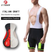 X-TIGER Cycling Bib Shorts Pro Bib Bike Tights 5D Padded Riding Bicycle Cycling Bib Shorts Summer Mens Cycling Shorts