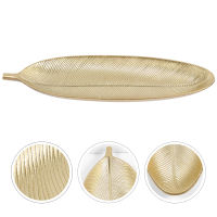 Serving Plate Platter Tray Food Dish Wood Dessert Platters Leaf Jewelry Salad Snack Oval Plates Plat Wooden Snacks Holder LED Strip Lighting