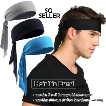 Sports Headband Head Tie Hair Back Band Men Women Sweatband Ninja Bandana  Wrap