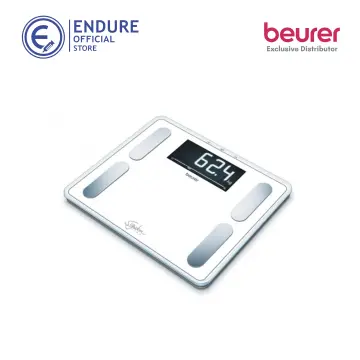 Beurer BF70 Body Fat Scale, Weight, Water & More, Smart Digital Scale for  Full Body Analysis, BMI & Calorie Display, App Sync via Bluetooth, User