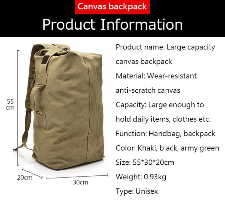 large-capacity-canvas-backpack