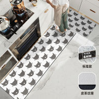 Moder kitchen Carpet Waterproof Oilproof PVC Cartoon Mat Kitchen Floor Door Mat Anti-slip Mats Home Entrance Front Door Doormats