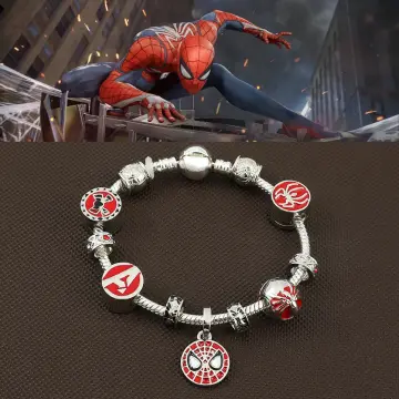 Enamel Hand Chain Accessories, Charm Bracelet Spiderman