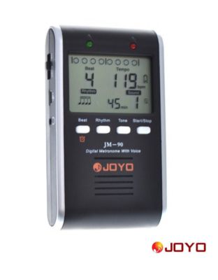 JOYO JM-90 เมโทรนอม แบบดิจิตอล มีเสียง 4 โหมด แบตเตอรี่ในตัว (Digital Metronome) + แถมฟรีสายชาร์จ USB &amp; คู่มือ
