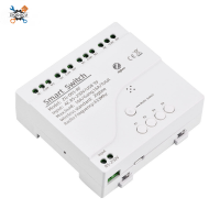 Ziqqucu โมดูล RF สวิตซ์อัจฉริยะ ZigBee ลาดชัน  AC85-250V 4ช่องล็อคตัวเอง WiFi รีเลย์รีโมทคอนโทรลโมดูลสวิตซ์