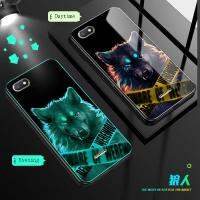 ส่องสว่างกรณีโทรศัพท์แก้วสำหรับ Xiaomi R edmi 6A/redmi6a กระจก + Soft TPU กรอบเคสกันกระแทกติดตั้งกรณีปกหลังเชลล์