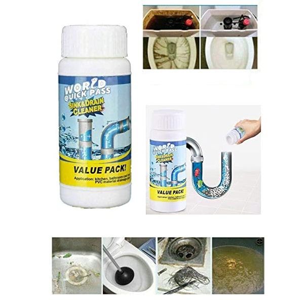 Declogger World Quick Pass Anti Clogging Pipeline Dredging Powder Sink