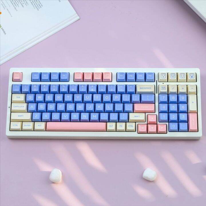 【Keycap Only】Pink Gift theme Keycap Cute Girl Bubble Key cap SA Profile ...