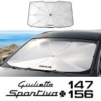 Car Windshield Sun Shades Umbrella for Alfa Romeo 159 147 Giulietta Svio 4C MITO 156 Giulia Sportiva AUTO Accessories