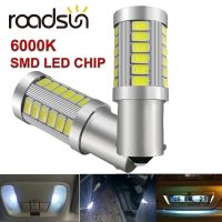 2Pcs 1156 LED Reverse Light 33SMD Bulb P21W BA15S 1157 BAY15D Auto Parking Lamps 12V 6000K Daytime Running Lights Turn Signal