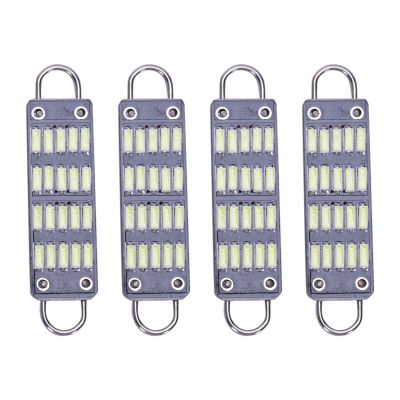 Bulb 44Mm Bright White Festoon Led Bulb,20 Smd Rigid Loop 1.73 Inch Interior Dome Map Led Lights 561 562 567 564,Pack Of 4