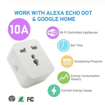 WiFi Strip Smart Plug Outlet with Alexa  Echob Google Home Socket -  China WiFi Socket, Smart Socket