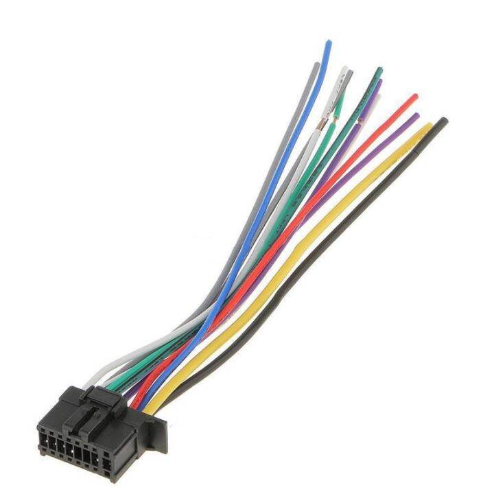 new-for-12cm-car-stereo-radio-replacement-wire-harness-pioneer-2350-install-replacement-with-16-pin-wire-dropshipping