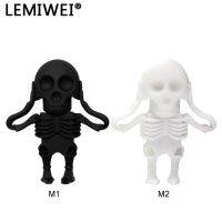 Cartoon USB Flash Drive 64GB 32GB 16GB 8GB Skull Skeleton Memory Stick U Stick Flash Disk Mini Key Pendrive Creative Gift