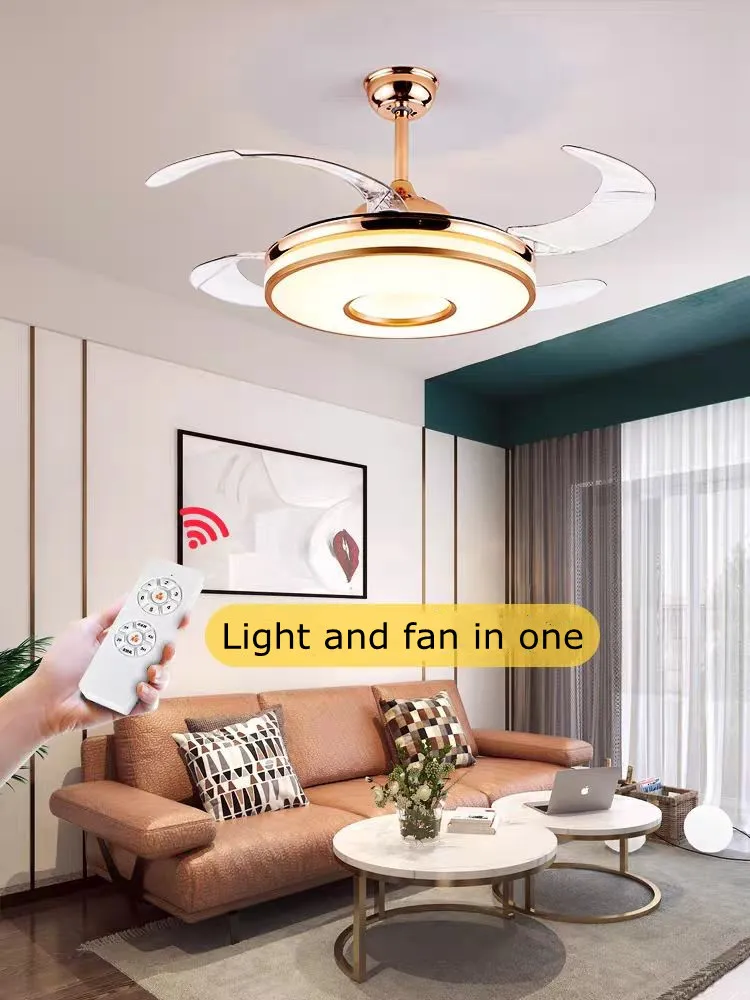 fan with hanging light