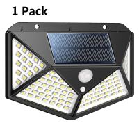 Mpow 100 LED Super Bright Solar Lights Outdoor Motion Sensor Light 270° Wide Angle Wireless Waterproof Security IP65 Wall Lights