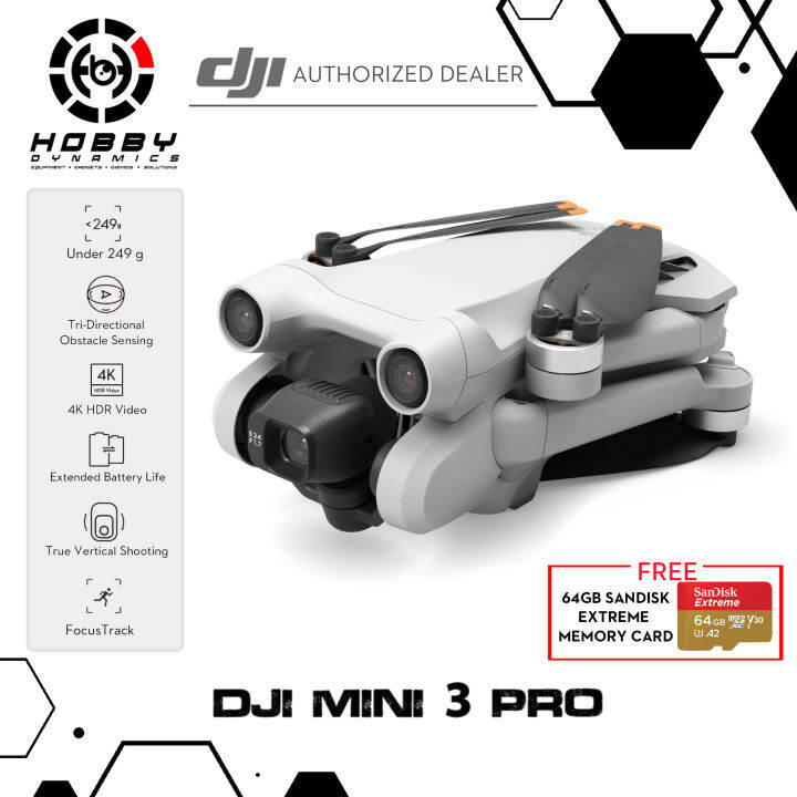 DJI Mini 3 Pro With FREE Sandisk Extreme 64GB SD Card Lazada PH