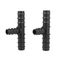 5 Pcs Barbed 20mm to 16mm Reduce Tee Connector Garden Water Hose Splitters DN20 to DN16 Interface Pipe Connection Adapters Pipe Fittings Accessories