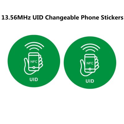 5pcs 13.56Mhz S50 Writable IC UID Anti Metal Interference Cartoon Tags Phone Stickers Proximity Card Label For RFID NFC Copier  Power Points  Switches
