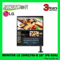 MONITOR (จอมอนิเตอร์) LG 28MQ780-B IPS 28" 60Hz