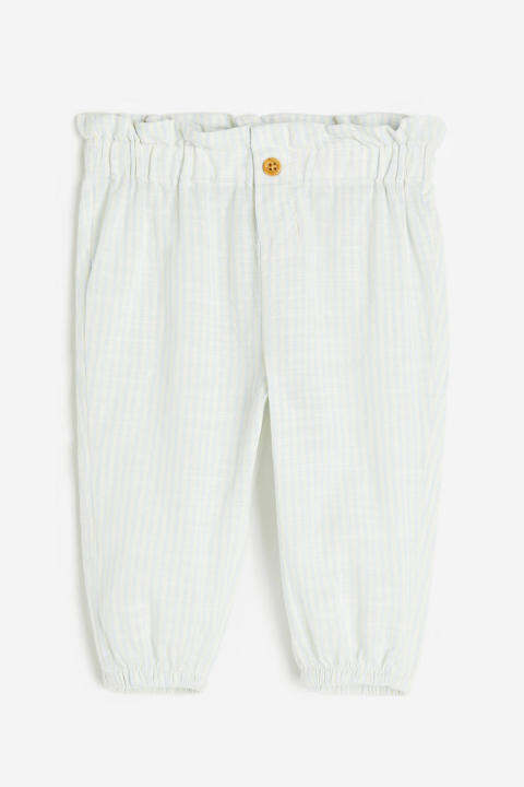 H and outlet m paperbag trousers