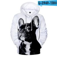 New French Bulldog Hoodies Sweatshirts 3D Printed Men Women Sweatshirts Autumn Winter Hooded 3D Funny Boy Girl Casual Cool Coats