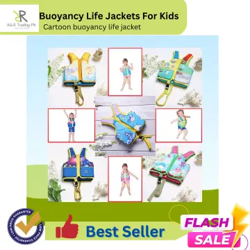 Season Kids Inflatable Safety Swim Vest Life Jacket Swimming Aid YYY