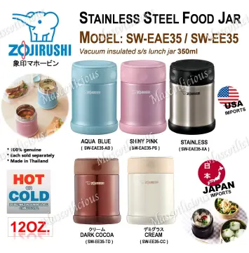 Zojirushi Stainless Steel Food Jar with Tote-Pearl Yellow SW