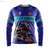 Biru 2023！New！Shirt Keluarga Tzm Yamaha High quality products （Freeprinting of names）