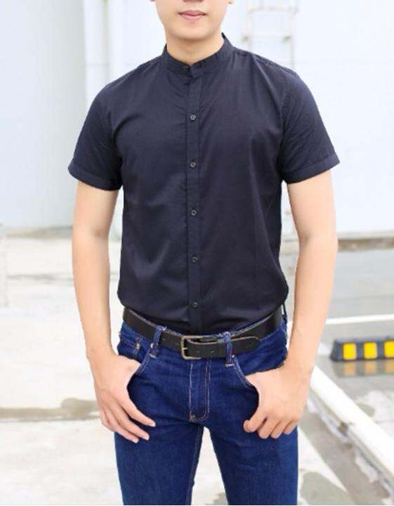 áo sơ mi cổ lãnh tụ đỏ