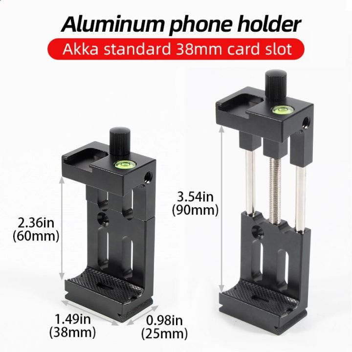stable-tripod-head-bracket-for-iphone-13-12-pro-max-holder-clip-for-phone-flashlight-microphone-spirit-level-and-cold-shoe-mount