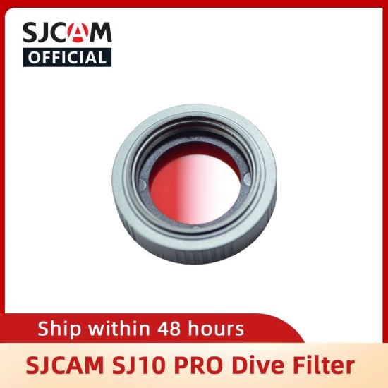 Ống kính lọc lặn sjcam sj10 pro sj10x bộ lọc màu đỏ bảo vệ cho camera hành - ảnh sản phẩm 1