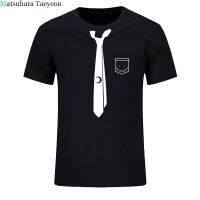 2018 Summer Fake Suit Tie Print T Shirt Styles 3D High Quality Fashion Cotton T-shirt Funny Tshirts Ansatsu Kyousu XS-4XL-5XL-6XL