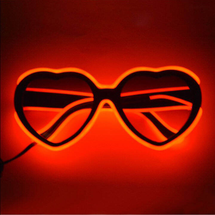 making-glasses-spectacular-peach-heart-party-glasses-led-glasses-heart-shaped-glasses-cold-light-glasses