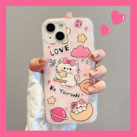 แฟชั่นแมวการ์ตูนน่ารัก3มิติบนไม้กวาดสำหรับ IPhone14 13 12 11 Pro Max เคสโทรศัพท์ความคิดสร้างสรรค์