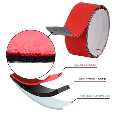 ✓♘■ FOSHIO 100cm 3 Layers Waterproof Fabric Cloth Protector for Window Tint Scraper Carbon Fiber Vinyl Film Car Wrap Squeegee Felt