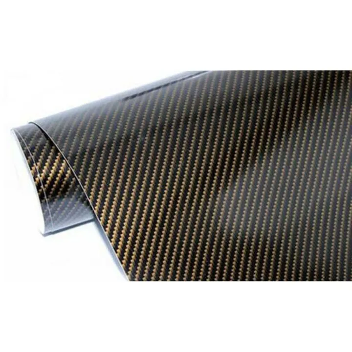 carbon carbon fiber sticker for motorcycle 3D carbon Fiber Black Gold Glossy | Lazada PH