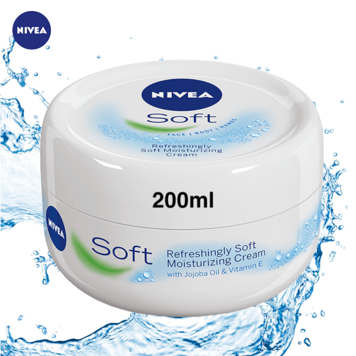 NIVEA Soft Refreshingly Soft Moisturizing Creme with Jojoba Oil