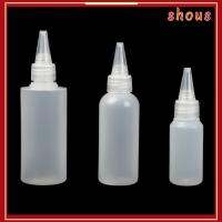 SHOUS 30ML, 60ML, 100ML บีบ สมุดภาพ ฝาเกลียว ม้วนกระดาษ ขวดกาว ขวดหยดน้ำมัน กาว Applicator