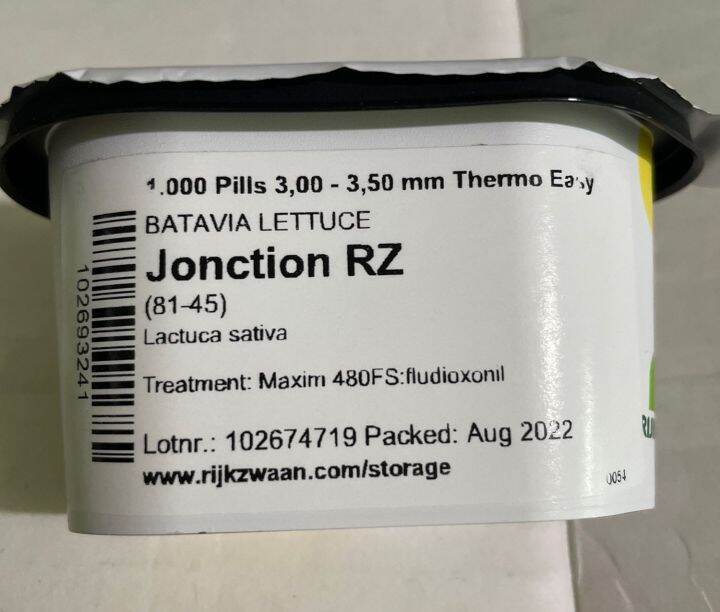 JONCTION RZ BATAVIA LETTUCE (1000 pills) RIJK ZWAAN Lazada PH